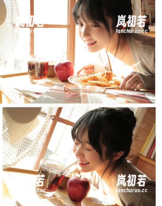 嗲囡囡 - 潘琳琳ber海边写真精选：阳光、海浪与美丽的完美交融