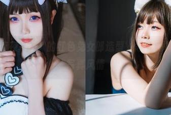 重温“末夜787”的红色兔女郎造型，领略别样的cos写真风情